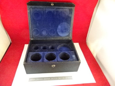 Empty WOOD container for lenses MICROSCOPE PART BAUSCH LOMB AS IS #Y7-H-90