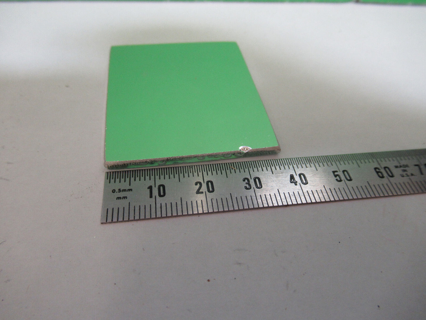 OPTICAL  FLAT MIRROR OPTICS AS IS #Z5-A-59