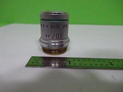 Microscope Part Objective American Optical Co. Plan 10X American Optics Achro
