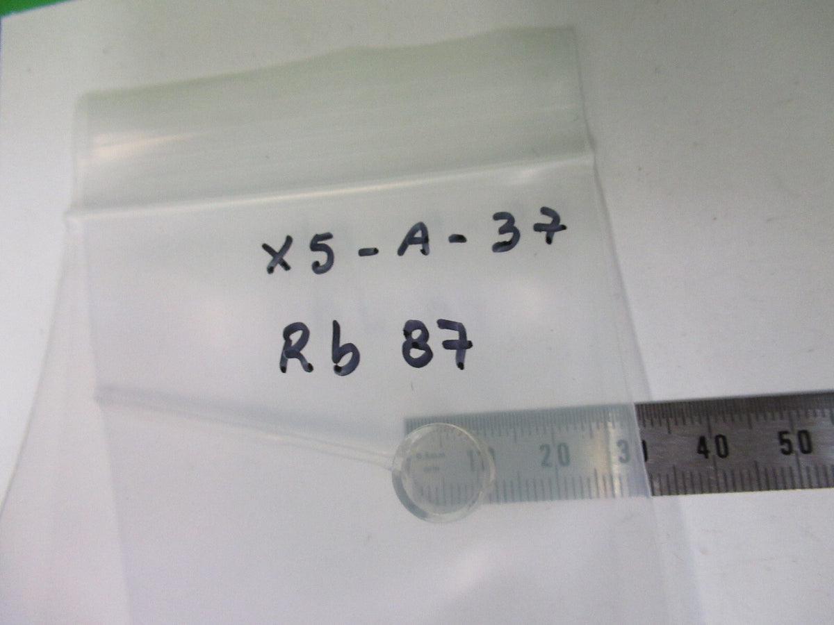 RUBIDUM 87 ISOTOPE ATOMIC CLOCK AMPOULE CHEMICAL AS PICTURED X5-A-37