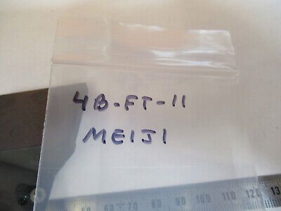 MEIJI JAPAN MIRROR ILLUMINATOR OPTICS MICROSCOPE AS PICTURED 4B-FT-11