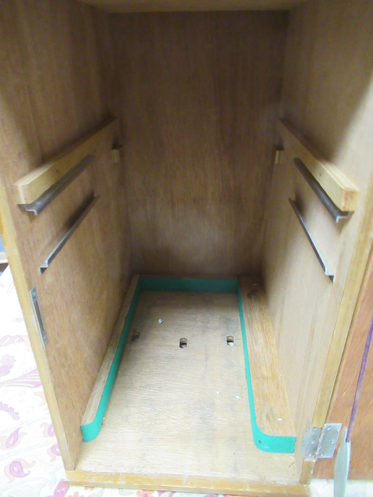 Empty Wood Cabinet for Antique Nikon Japan Microscope Part