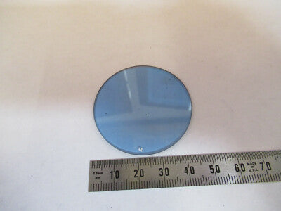 OPTISCHES BLAUES GLASFILTER-MIKROSKOPTEIL, OPTIK WIE ABGEBILDET &amp;F1-A-16