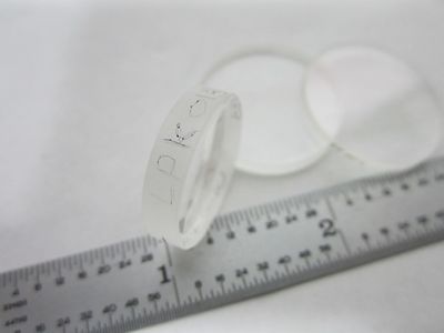 Optical Lot 3 Ea Lenses Mil Spec Laser Optics