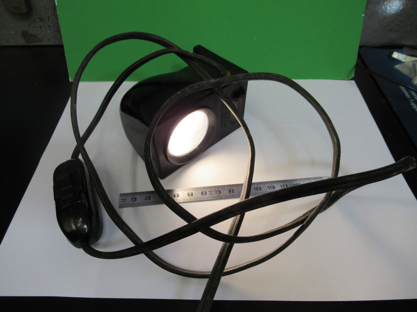 Microscope Part Vintage Spencer Lens Co. American Optical Co. Lamp Illuminator Optics