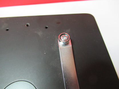 TASCO STAGE TABLE + CONDENSER OPTICS MICROSCOPE PART AS PICTURED T7-A-12