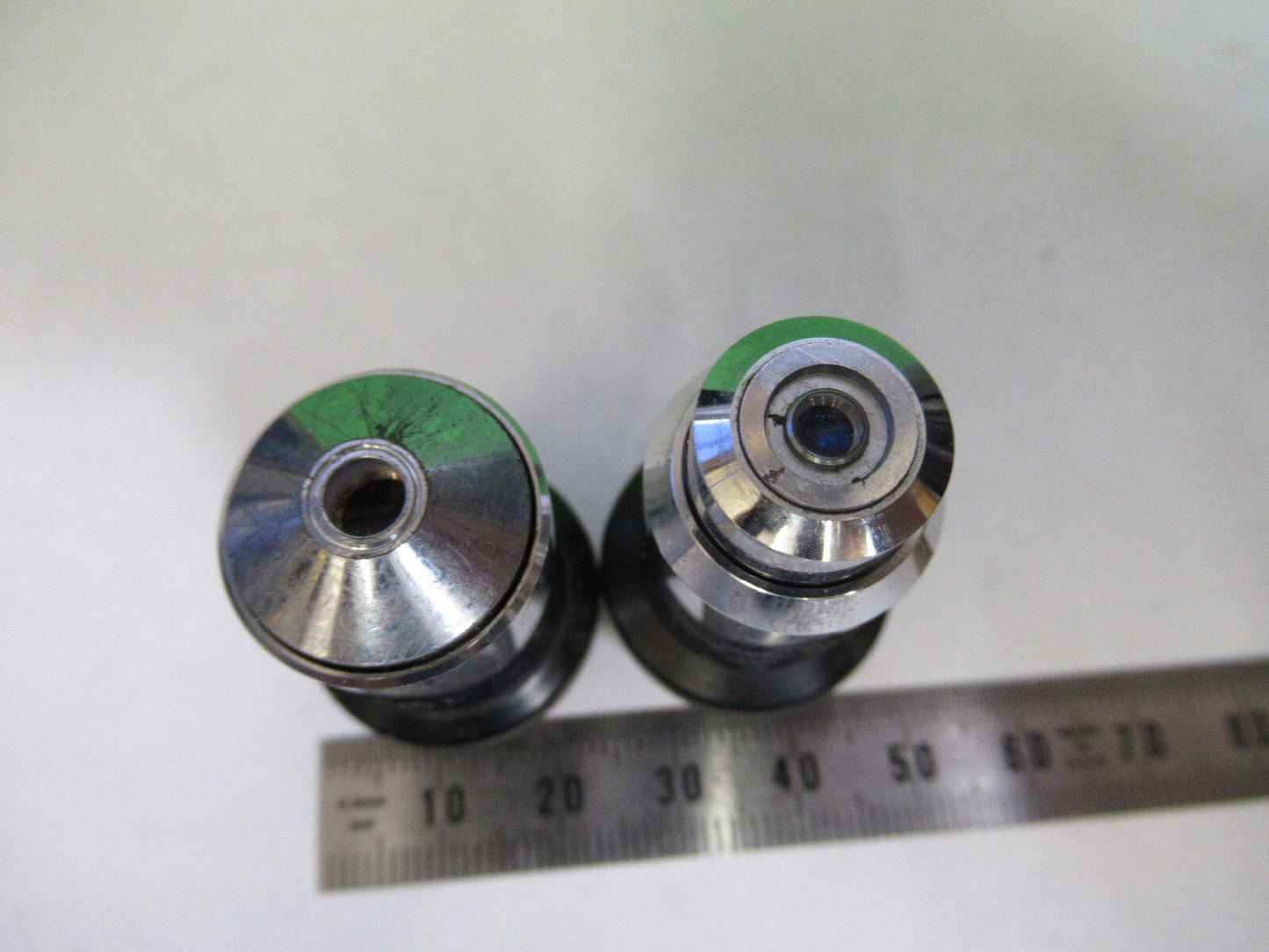 LOT 2 EA WILD M20 M11 OBJECTIVE 10X 40X MICROSCOPE PART AS PICTURED X6-A-113