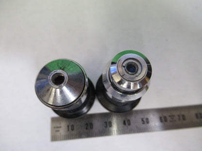 LOT 2 EA WILD M20 M11 OBJECTIVE 10X 40X MICROSCOPE PART AS PICTURED X6-A-113