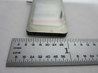 OPTICAL MICROSCOPE PLANE BEAM SPLITTER NIKON OPTICS PELLICLE  AS IS BIN#N7-45