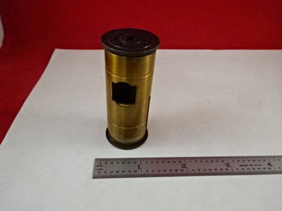 Antique Brass Seed Mini Microscope Optics Made in France