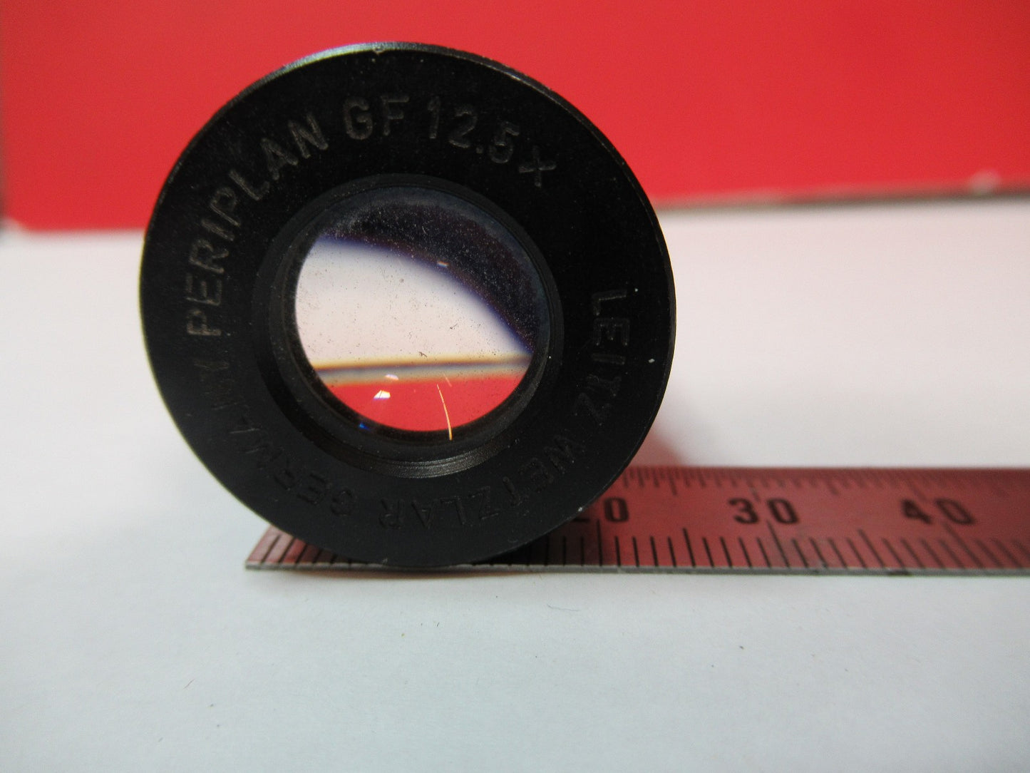 LEITZ WETZLAR GERMANY 12.5X GF EYEPIECE LENS MICROSCOPE PART AS PICTURED V7-A-81