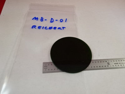 MICROSCOPE PART REICHERT AUSTRIA GREEN GRUN GLASS FILTER OPTICS AS IS B#M8-D-01