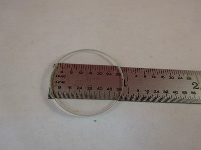 MICROSCOPE PART RETICLE GLASS TARGET MICROMETER CROSS OPTICS AS IS #80-42