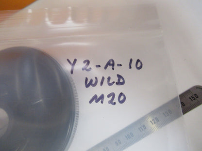 WILD HEERBRUGG SWISS M20 SEXTUPLE NOSEPIECE MICROSCOPE PART AS PICTURED Y2-A-10
