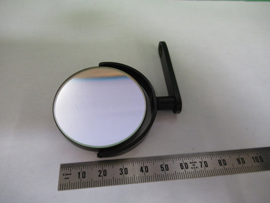 ANTIQUE BAUSCH LOMB MIRROR ASSEMBLY OPTICS MICROSCOPE PART AS PICTURED  V1-A-09