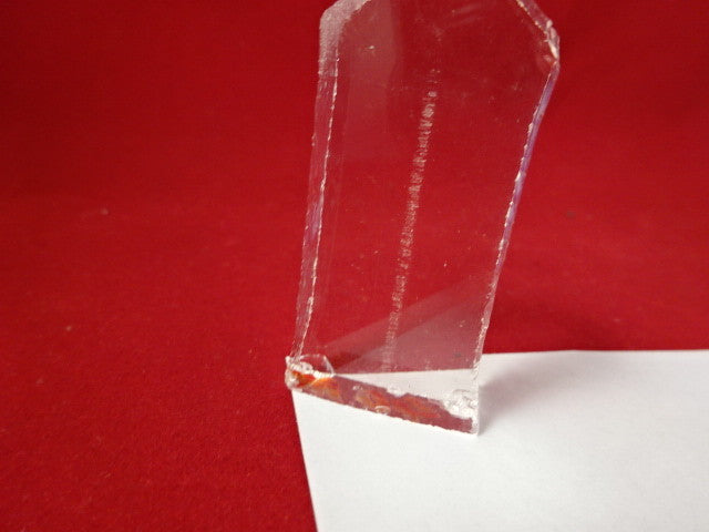 RARE COLLECTABLE Q FACTOR SLAB SYNTHETIC QUARTZ CRYSTAL FREQUENCY CONTROL W8-B22