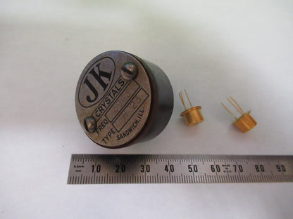 ANTIQUE JK CTS + TO-5 QUARTZ CRYSTAL FREQUENCY CONTROL RADIO AS PICTURED T6-B-47
