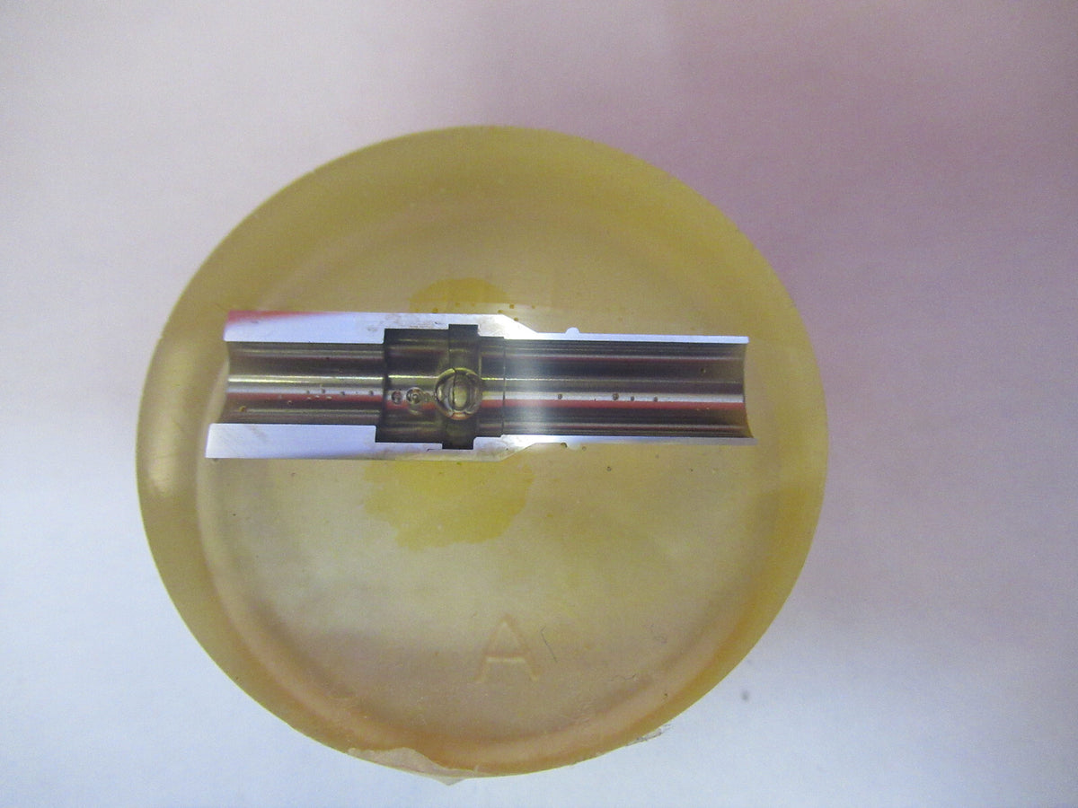 METALLOGRAPHIC METAL CROSS SECTION SPECIMEN MICROSCOPY SAMPLE X3-B-40