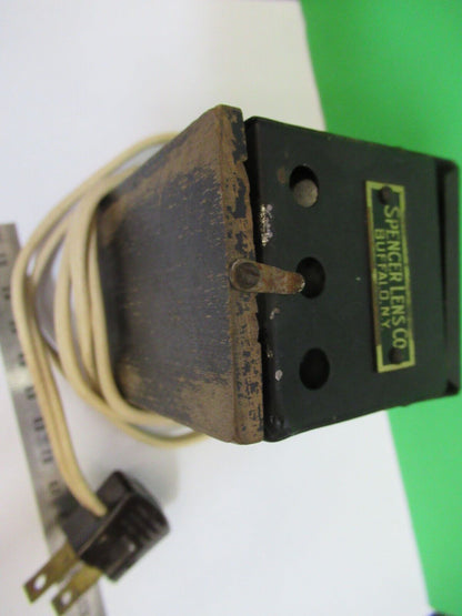 FOR PARTS SPENCER LAMP ASSEMBLY DOESN'T POWER MICROSCOPE PART AS PIC &P4-B-87