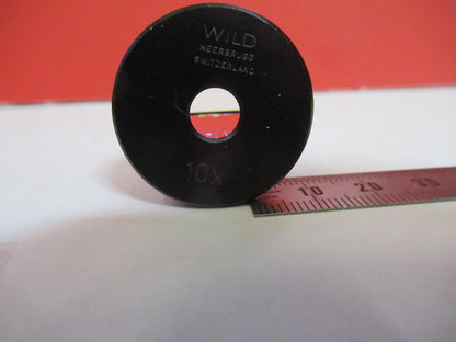 WILD HEERBRUGG SWIISS 10X OKULAR-MIKROSKOPTEIL WIE ABGEBILDET &amp;S6-A-13 
