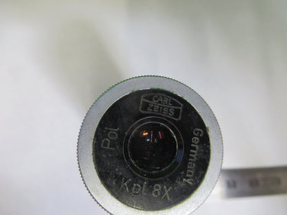 Antique Carl Zeiss AG Pol Eyepiece Kpl 8X Microscope Part