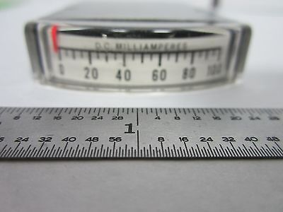VINTAGE SIMPSON DC MILLIAMPERES ELECTRIC DISPLAY AMPS BIN#L1-15