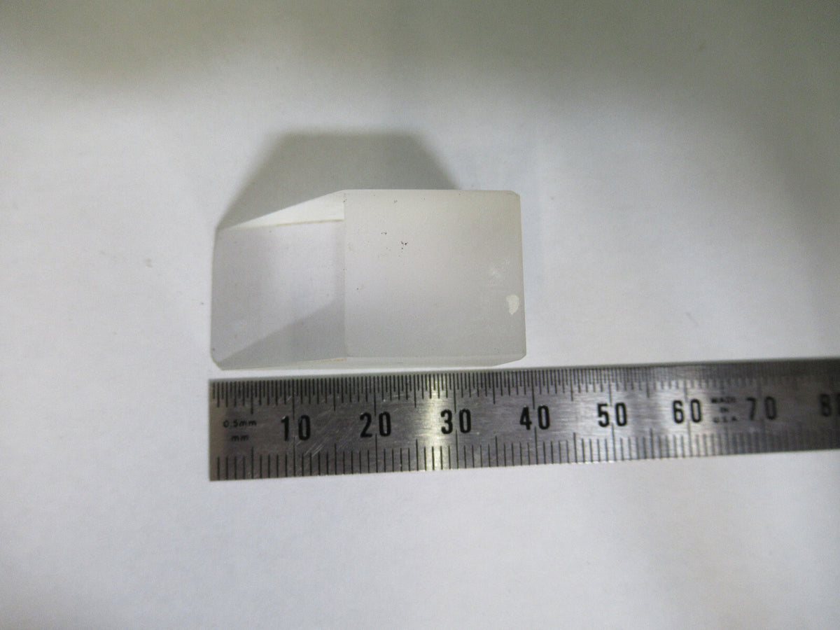BAUSCH LOMB GLASS PRISM OPTICS MICROSCOPE OPTICAL PART AS PICTURED 98-A-06