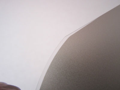RARE SAPPHIRE WAFER SINGLE CRYSTAL COATED WITH PLATINUM 3000 ANGSTROMS  BIN#1C