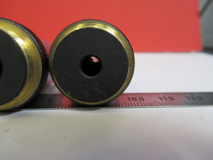 Lot Objectives Lenses Olympus Japan Optics Microscope Part