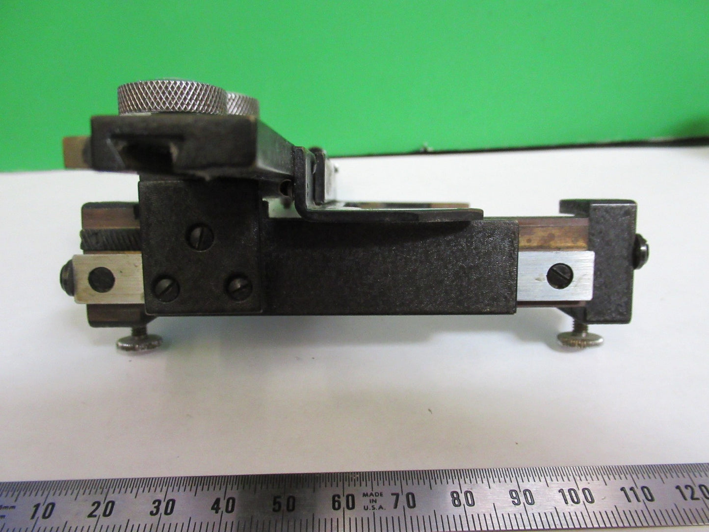 ANTIQUE AO XY SPENCER STAGE CLIPS MICROSCOPE PART AS PICTURED T6-A-24