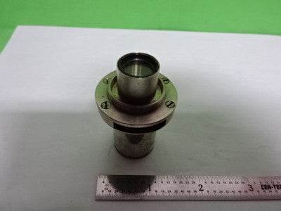 MICROSCOPE PART WITH SLOT FOR SLIDE [dirty cloudy] OPTICS AS IS #AE-30