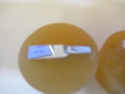 Lot 2 ea METALLOGRAPHIC METAL CROSS SECTION SPECIMEN MICROSCOPY SAMPLE &A7-A-27