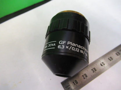 AUS JENA GERMANY INFINITY OBJECTIVE 6.3X PLANACHROMAT MICROSCOPE PART T2-A-16