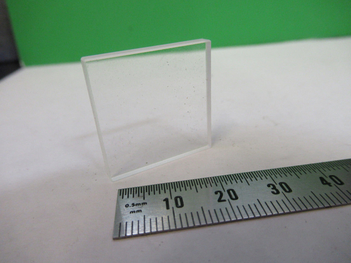 OPTICAL SQUARE BK7 GLASS PLATE PROLASER OPTICS AS PICTURED X7-A-43