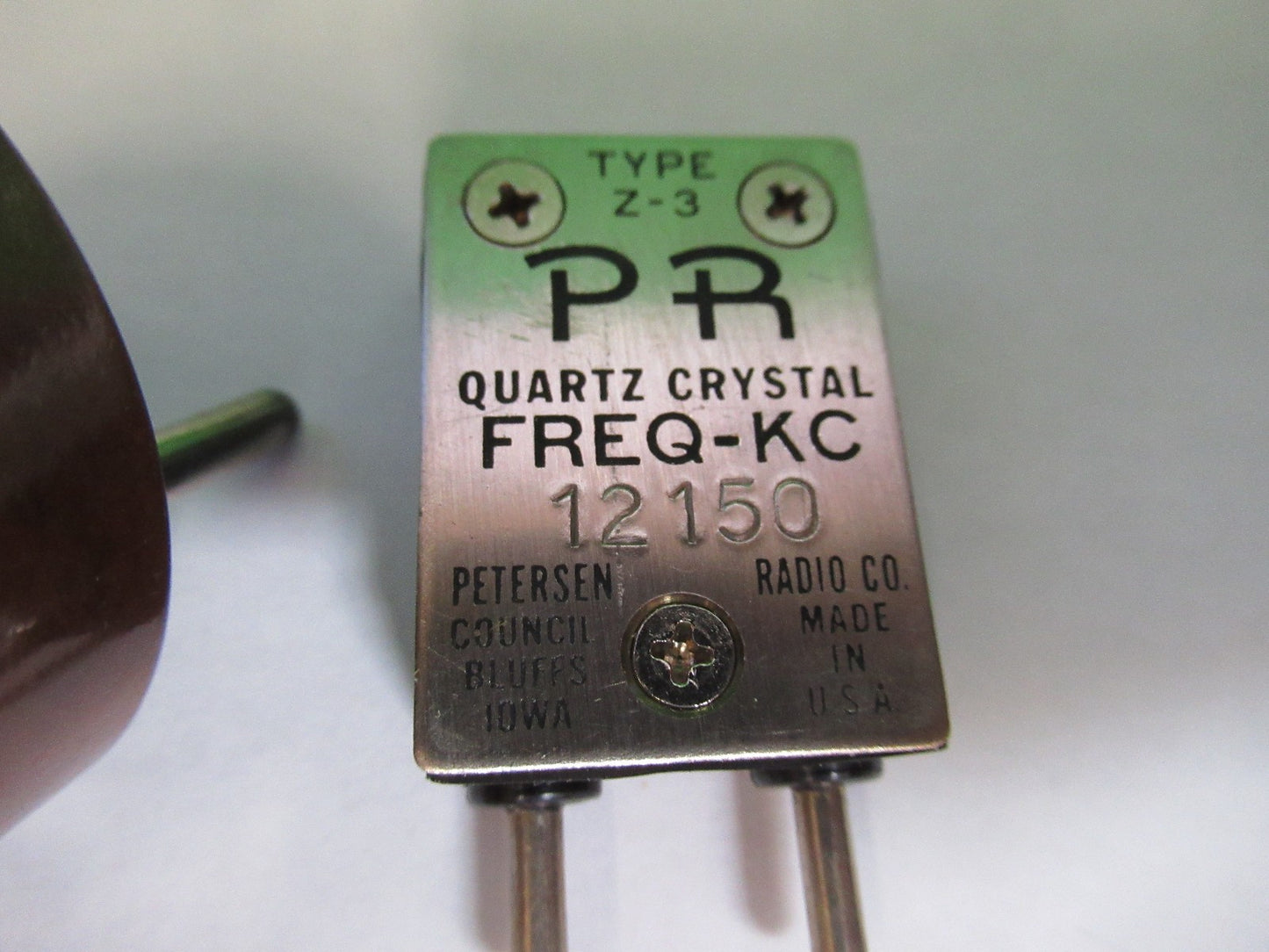 ANTIQUE DX PR XTALS QUARTZ CRYSTAL FREQUENCY CONTROL RADIOA AS PICTURED T6-B-36