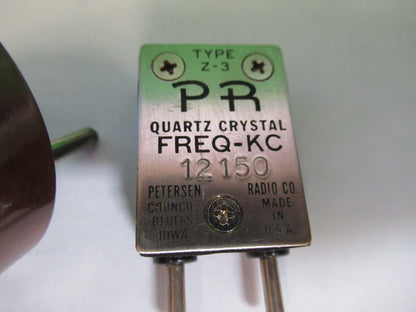 ANTIQUE DX PR XTALS QUARTZ CRYSTAL FREQUENCY CONTROL RADIOA AS PICTURED T6-B-36
