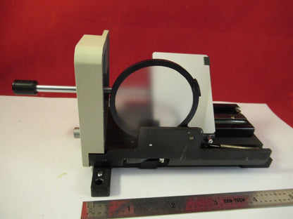OLYMPUS JAPAN FILTER MIRROR SLIDE OPTICS MICROSCOPE PART AS PICTURED &FT-5-181