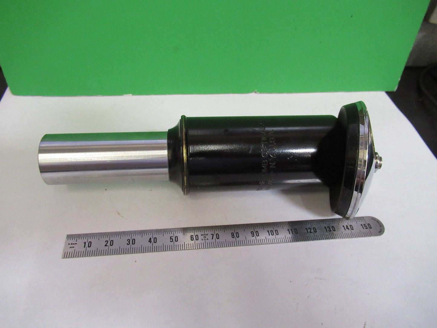 ANTIQUE BRASS BAUSCH LOMB TUBUS + NOSEPIECE MICROSCOPE PART AS PICTURED V1-A-17