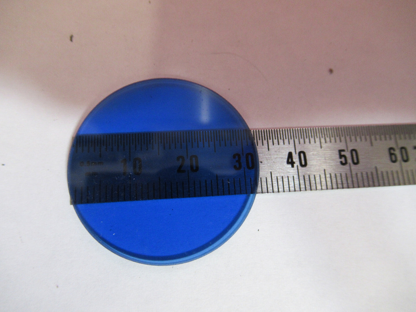 NIKON JAPAN GLASS BLUE FILTER OPTICS MICROSCOPE PART AS PICTURED  T7-A-09