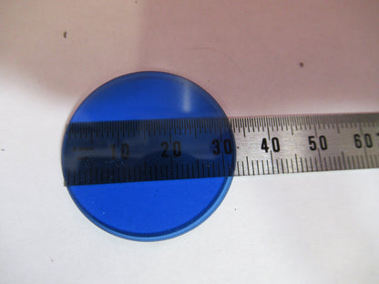 NIKON JAPAN GLASS BLUE FILTER OPTICS MICROSCOPE PART AS PICTURED  T7-A-09