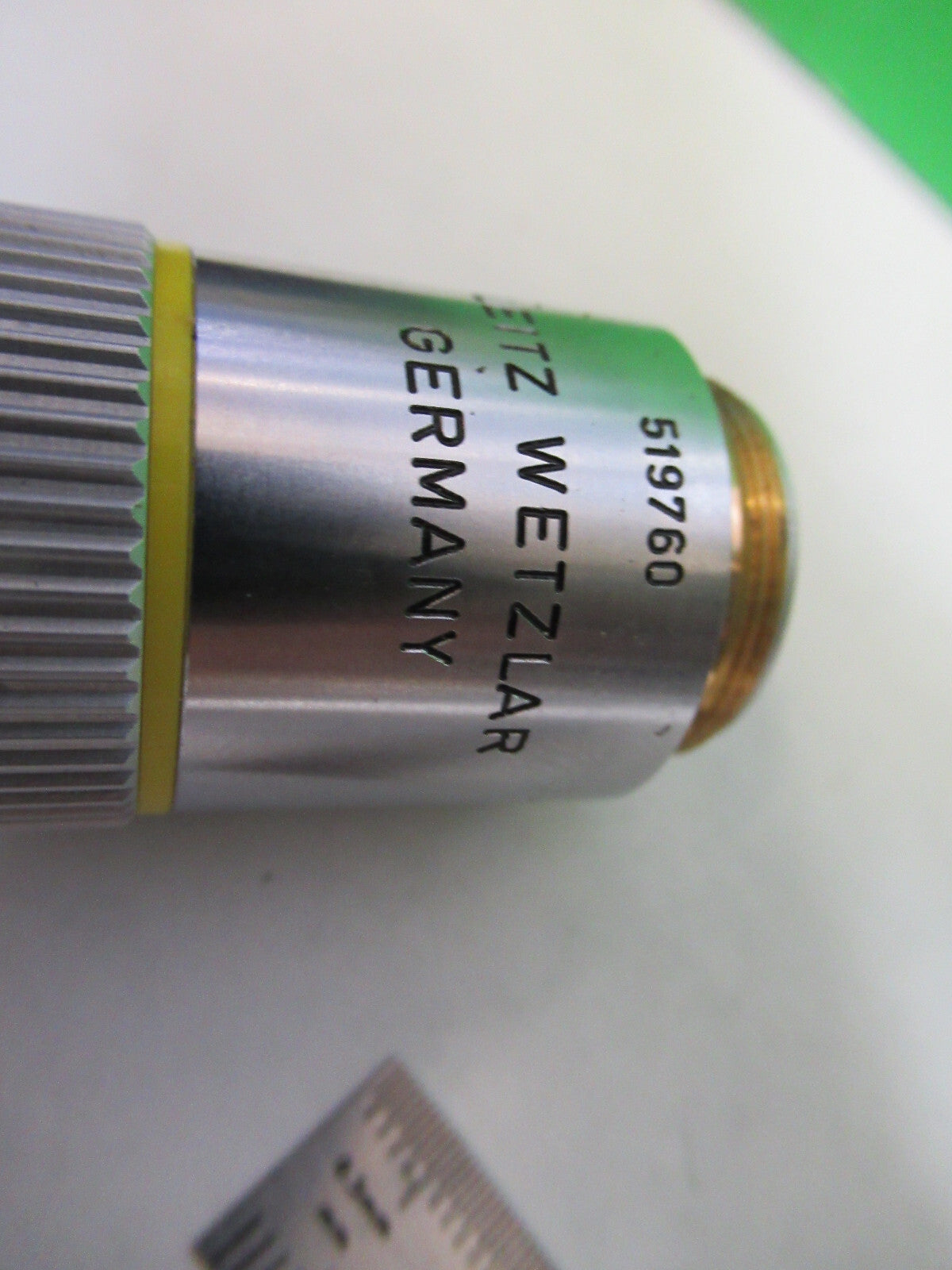 LEITZ GERMANY OBJECTIVE EF 10X /160 MICROSCOPE PART OPTICS AS PICTURED X6-A-82