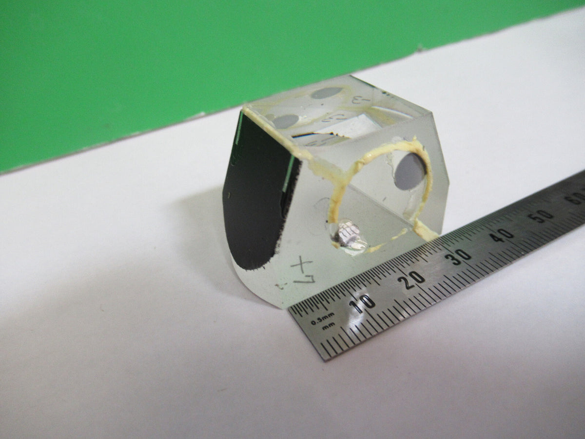 REICHERT AUSTRIA GLASS PRISM HEAD OPTICS MICROSCOPE PART AS PICTURED 80-B-01