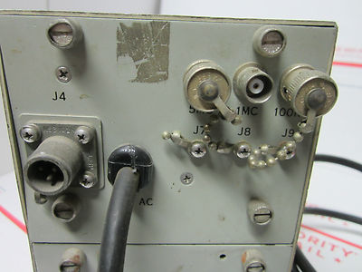 VINTAGE FEI FE-10A ULTRA STABLE QUARTZ OSCILLATOR 5 MHz FREQUENCY STANDARD NAVY