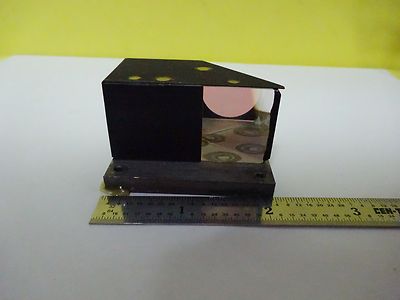 MIKROSKOPTEIL LEITZ GERMANY MOUNTED PRISM OPTICS AS IS BIN#W6-12