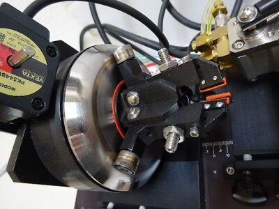 OPTICAL ROTATOR FIXTURE HOLDER PROFESSIONAL POSITIONING LASER OPTICS AS IS &LOB