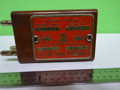 Quartz Crystal Collins Radio Jk Frequency Control Kc AS IS