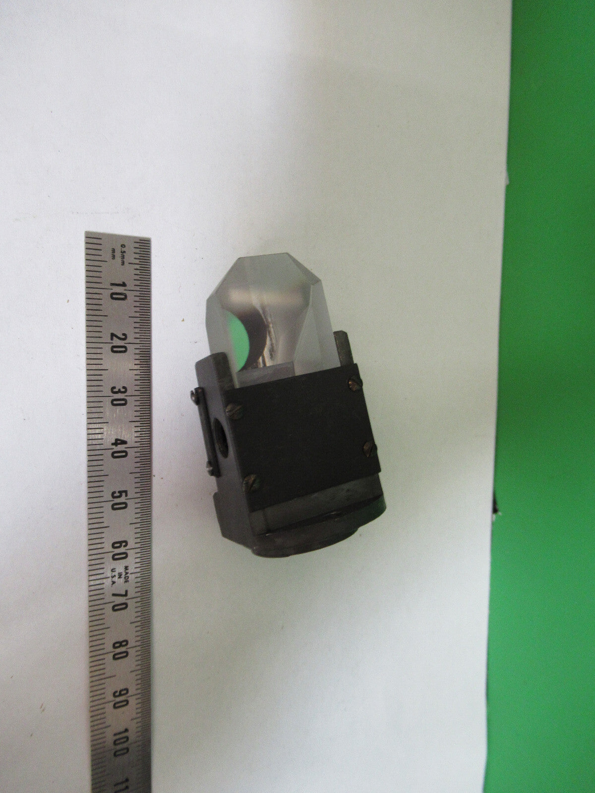 Olympus Japan Glass Prism Head Optics Microscope Part