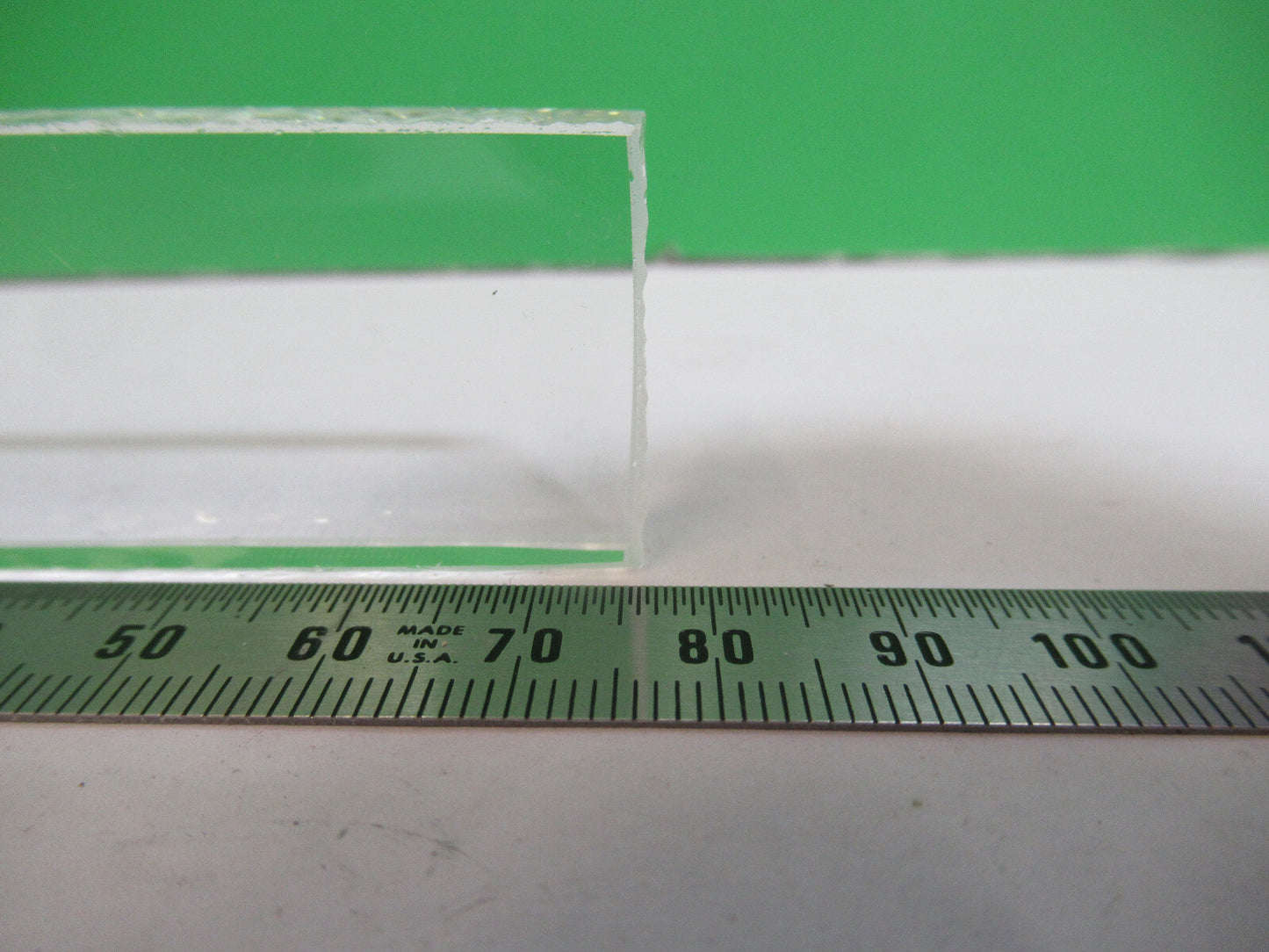 Optical Glass Block 1/4 X 1 X 3 Inches Optics