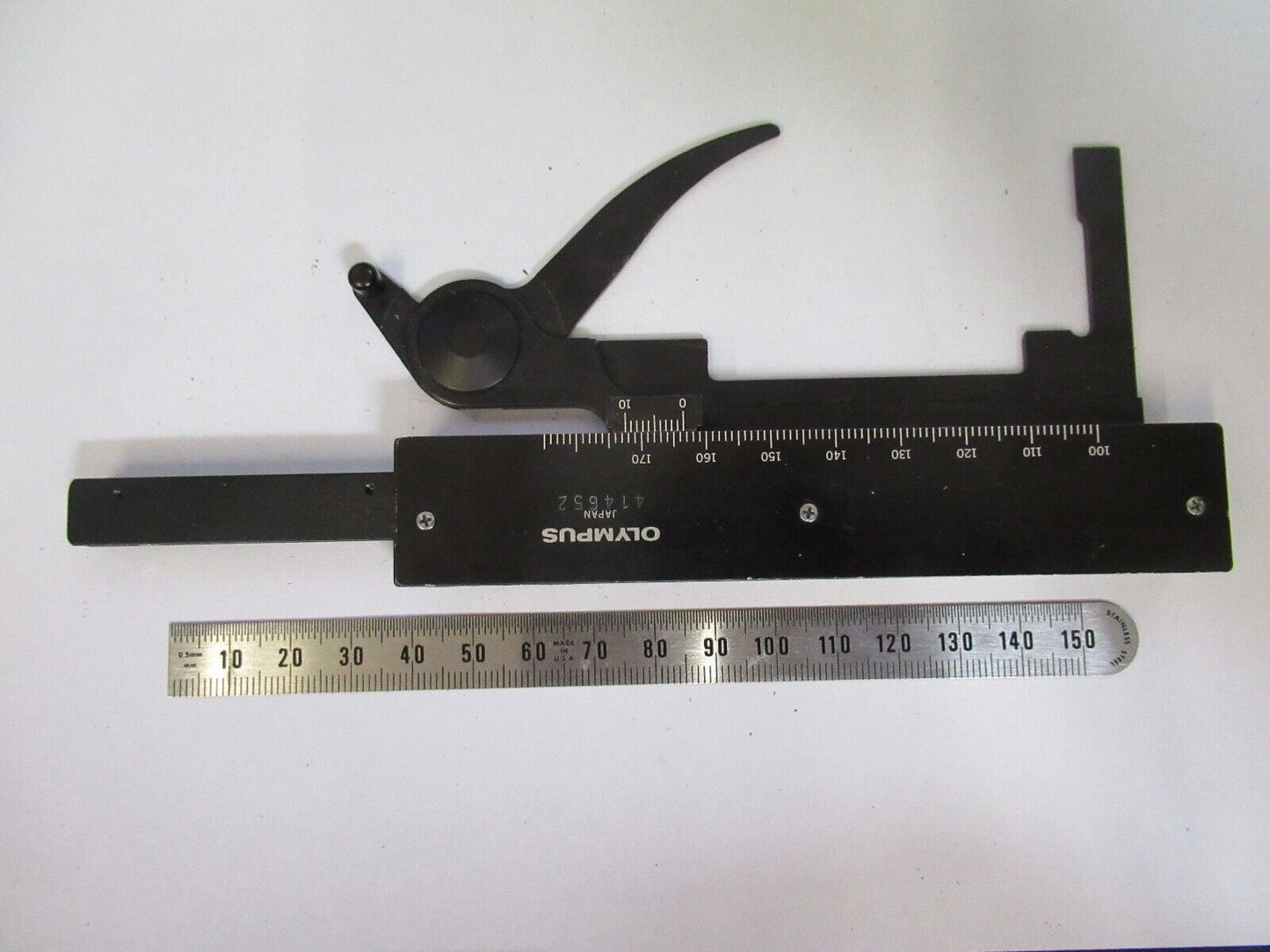 FÜR TEILE OLYMPUS JAPAN BÜHNENCLIPS MIKROSKOPTEIL WIE ABGEBILDET #W5-B-52