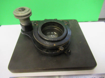 ANTIQUE SPENCER AO STAGE TABLE SPECIMEN MICROSCOPE PART AS PICTURED #R1-B-42